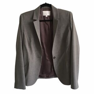 JOSEF Tiger of Sweden Single Button Wool Blazer Light Gray 8